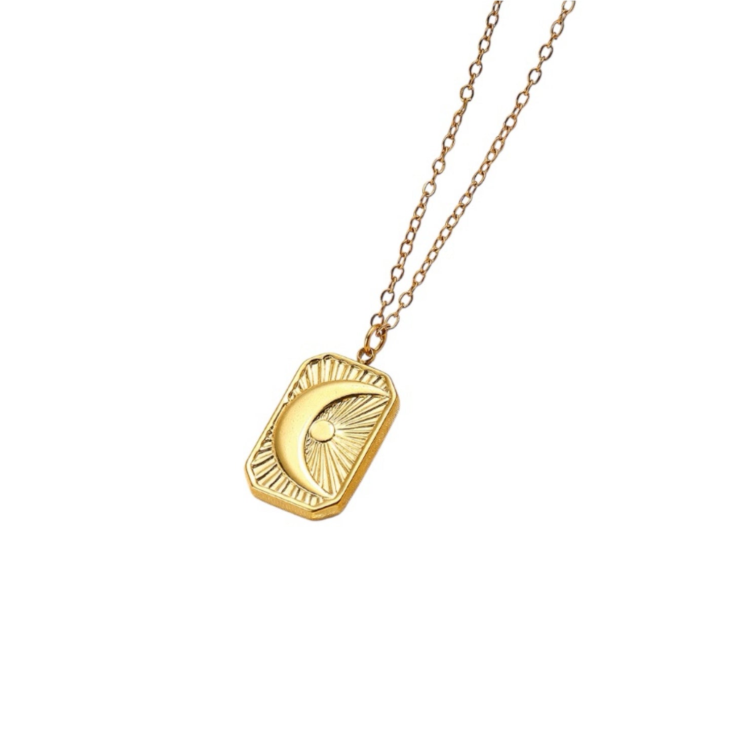 Moon pendant necklace
