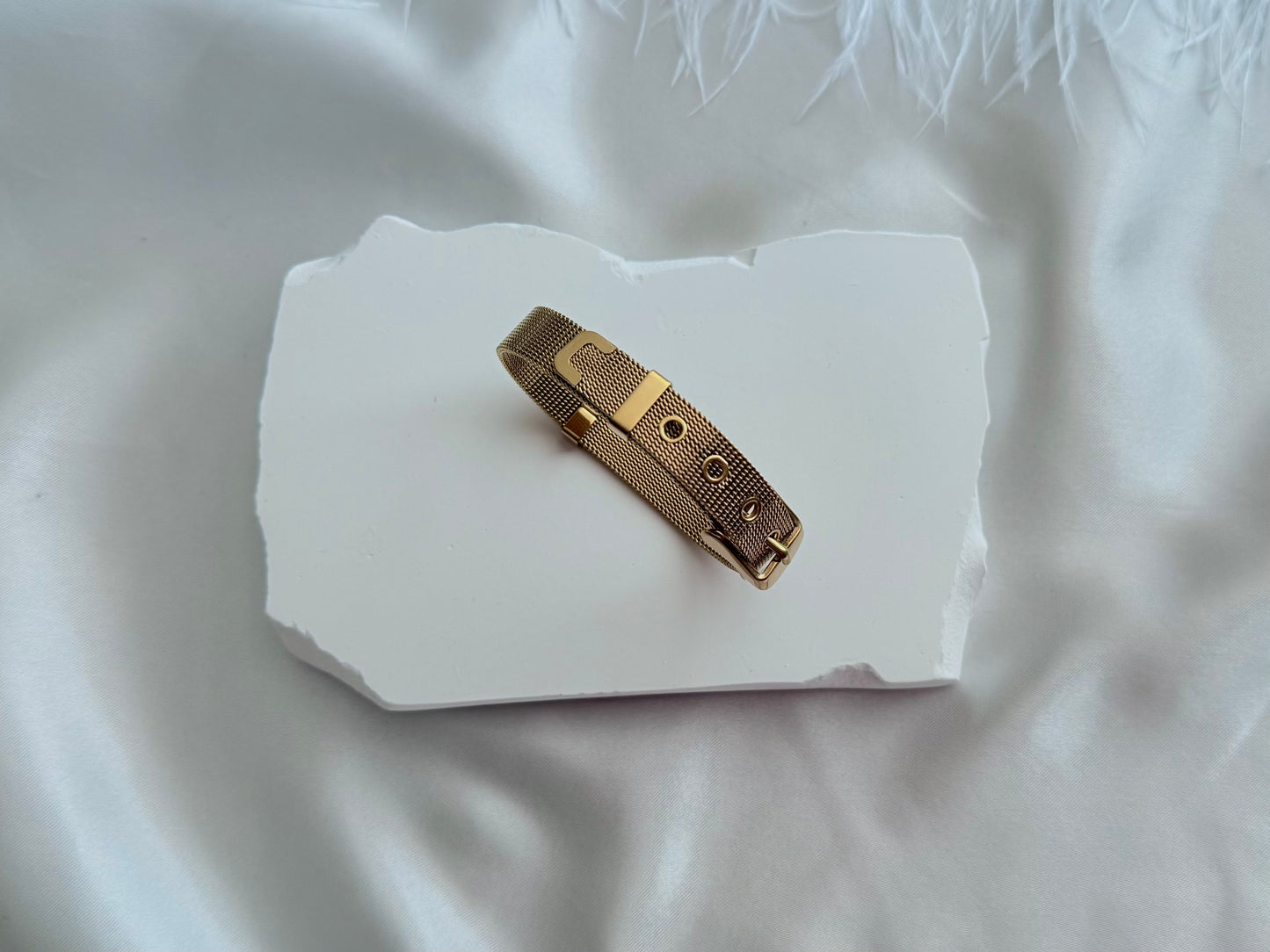 Belt buckle soft bracelet