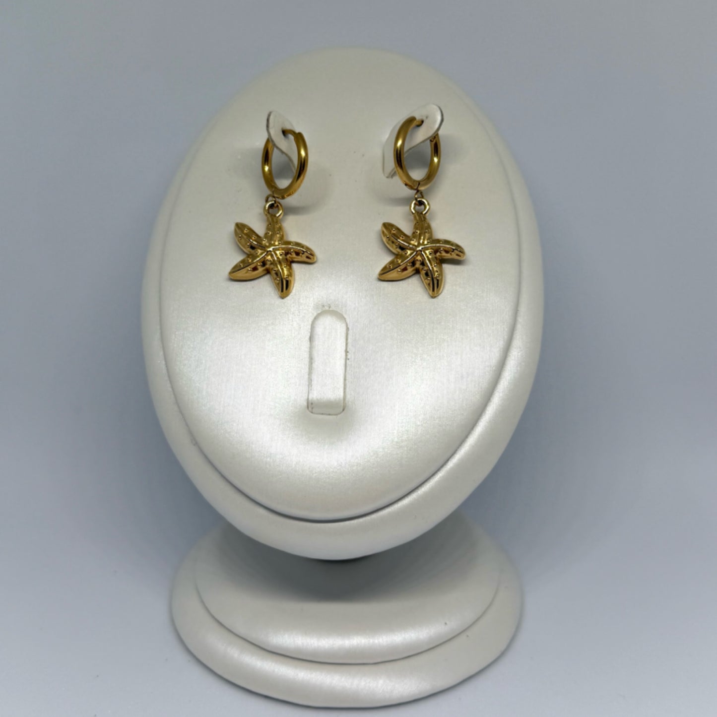 Starfish drop earrings