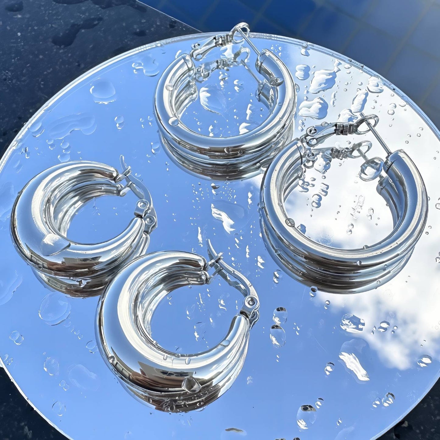 Chunky Hoop earrings