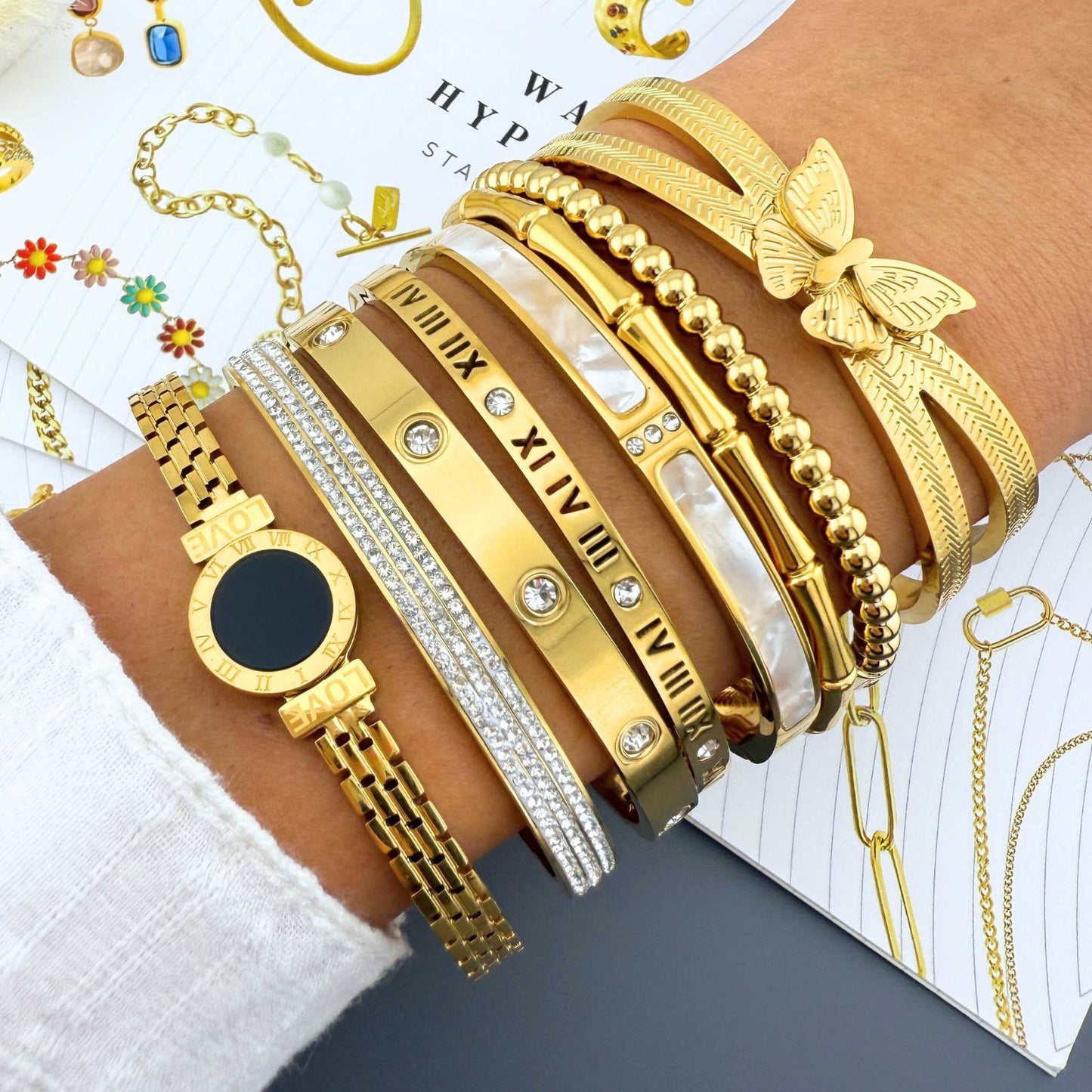 Gold Bangle