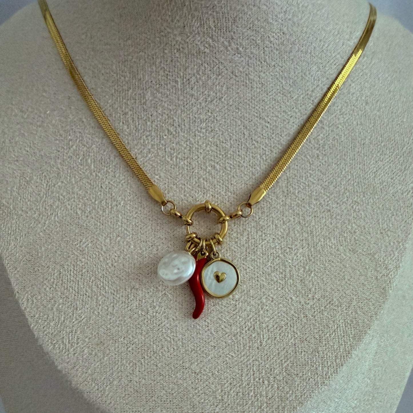 Chilli love charm necklace