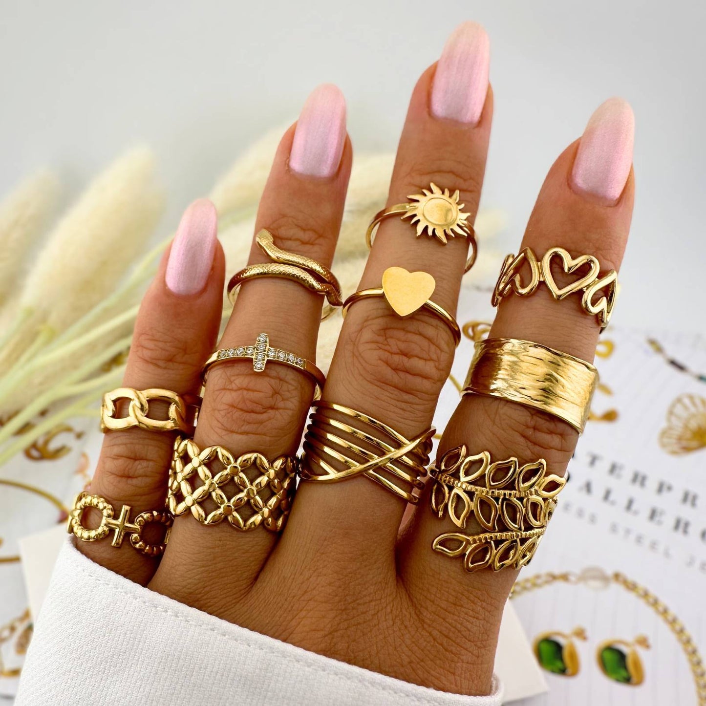 Cross Ring-gold