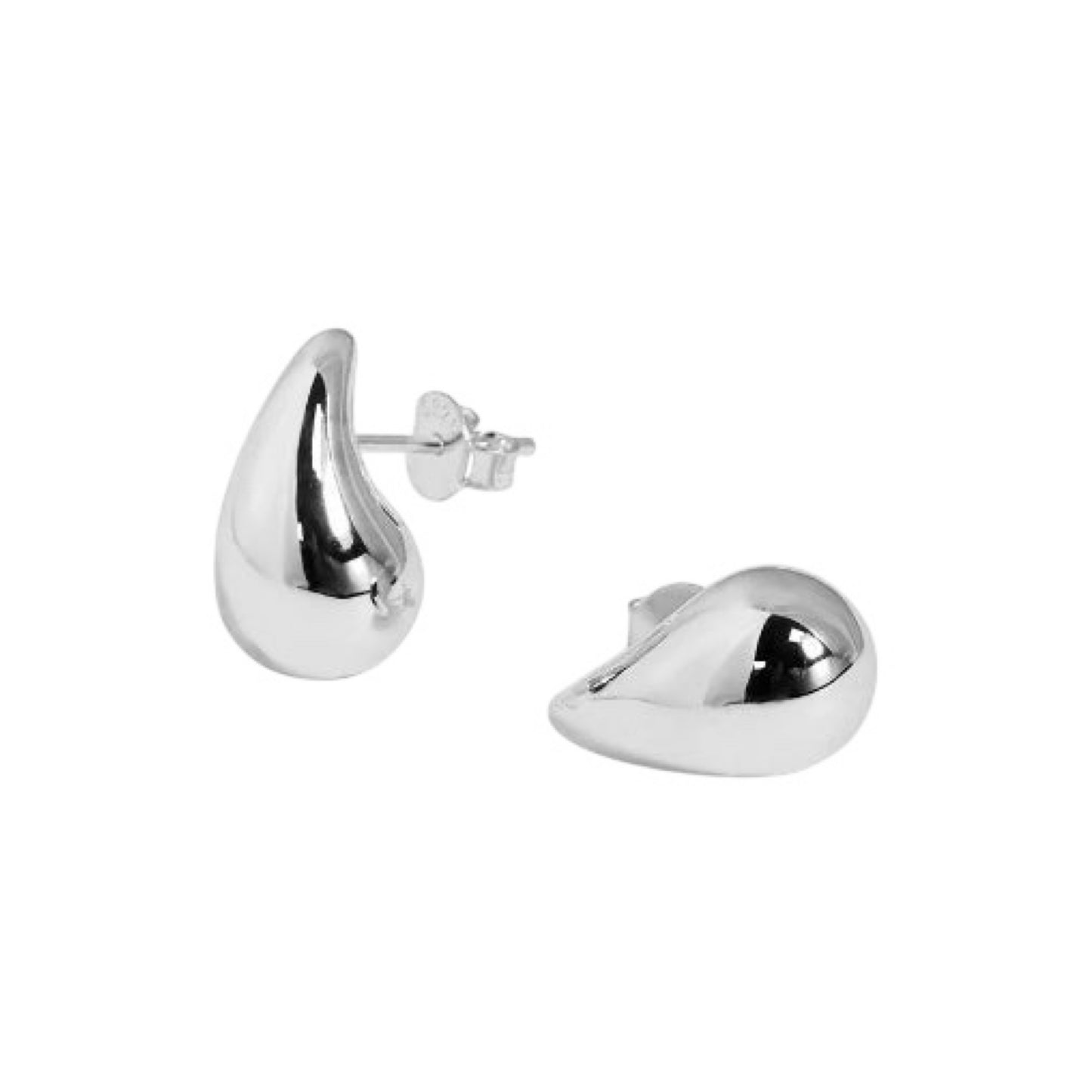 Mini droplet earrings silver