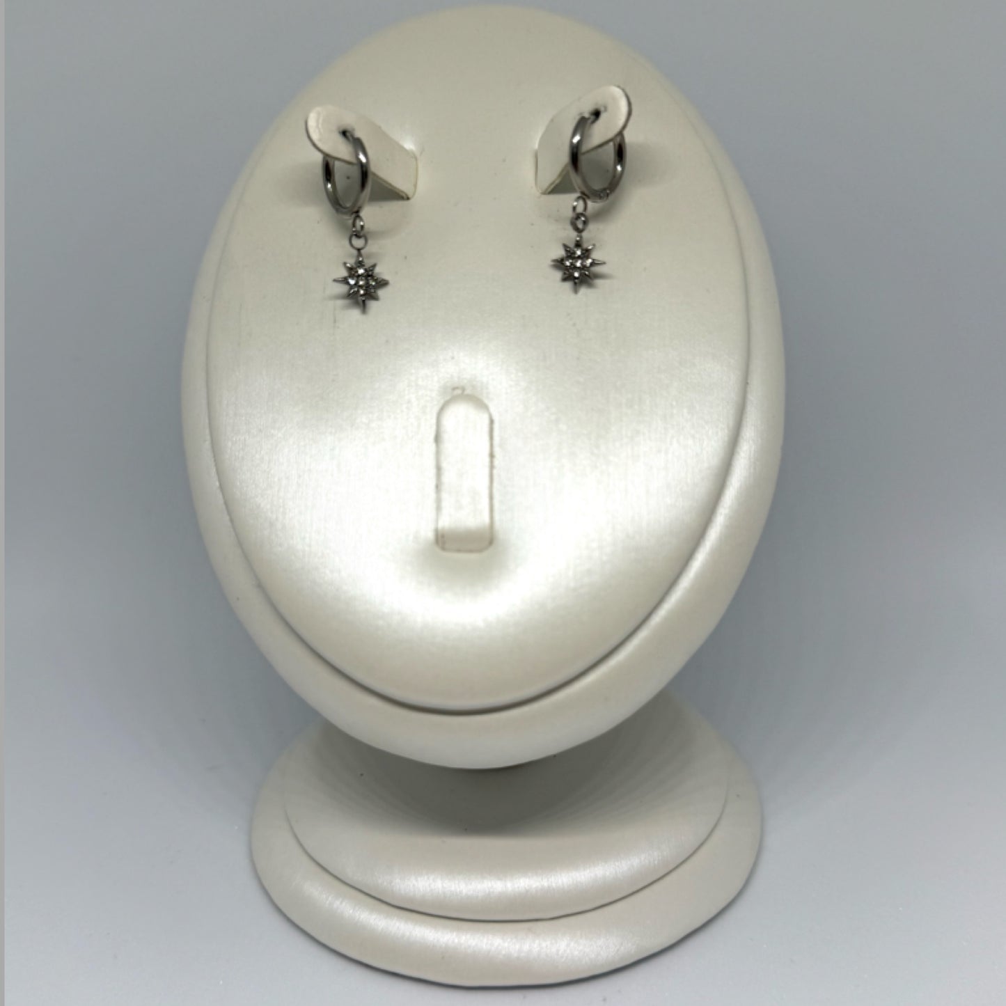 Lucky star diamonte drop earrings
