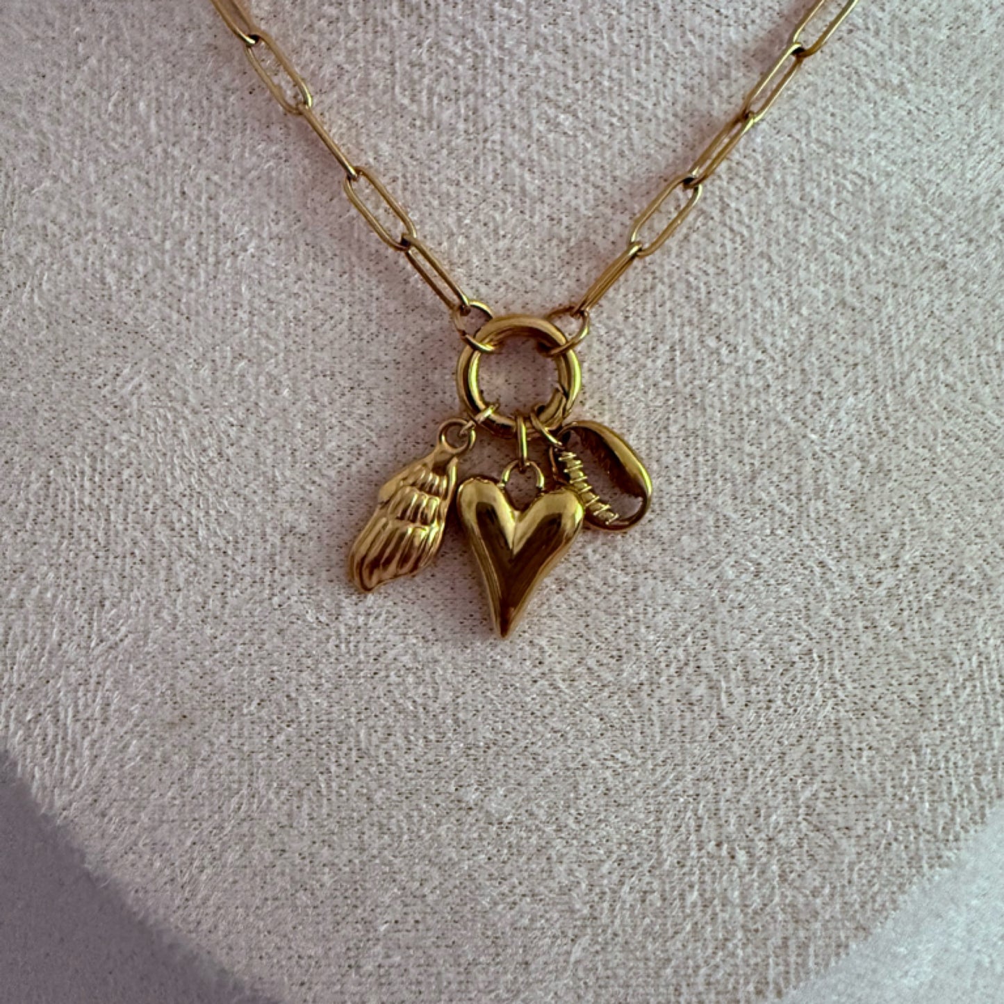 Sea love charm necklace