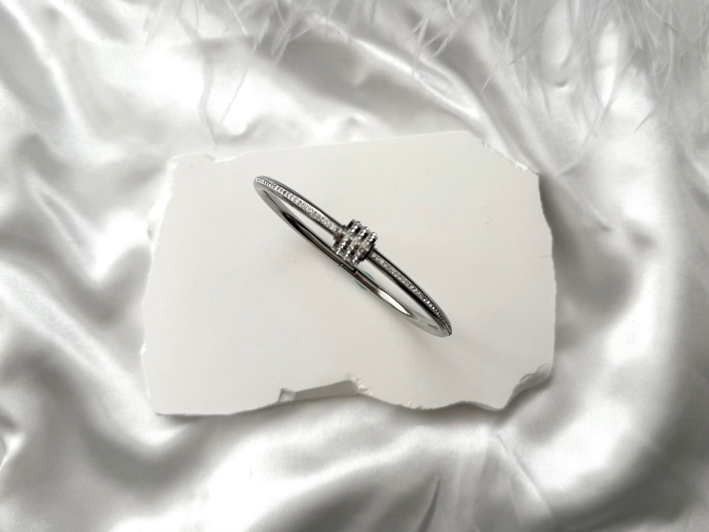 Bijou Bangle silver