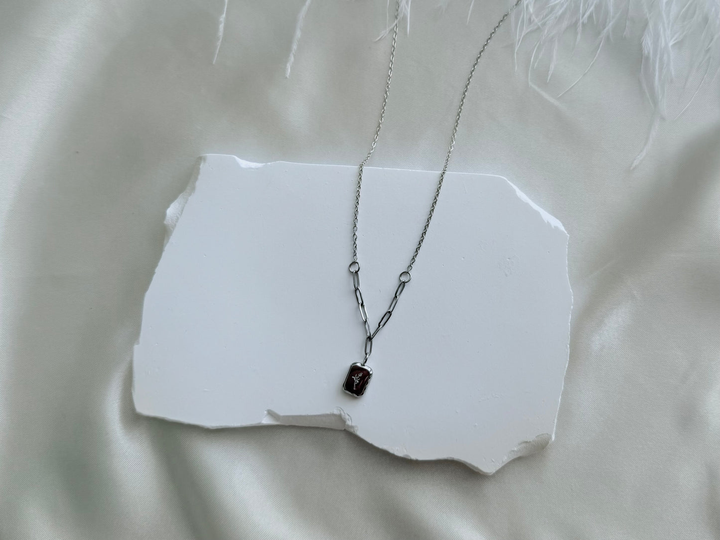 Flower pendant-silver