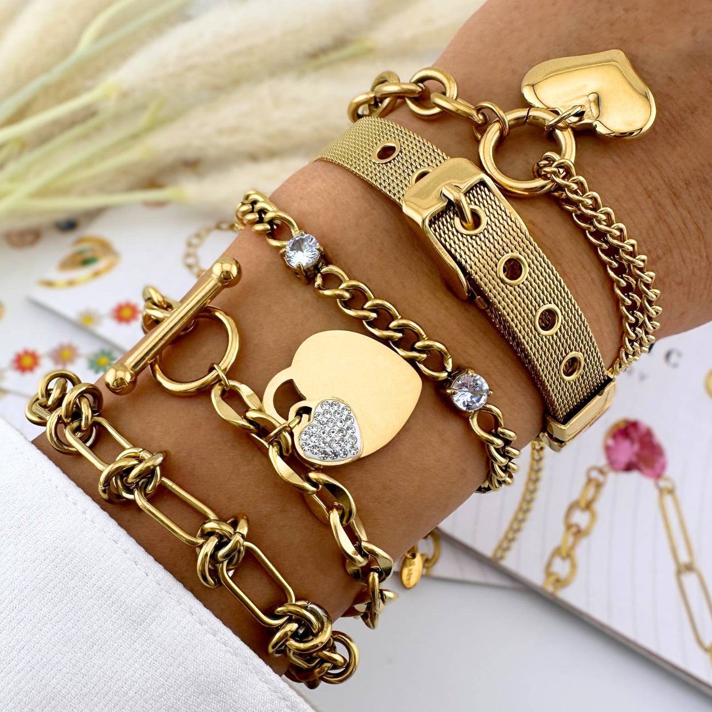 Belt buckle soft bracelet