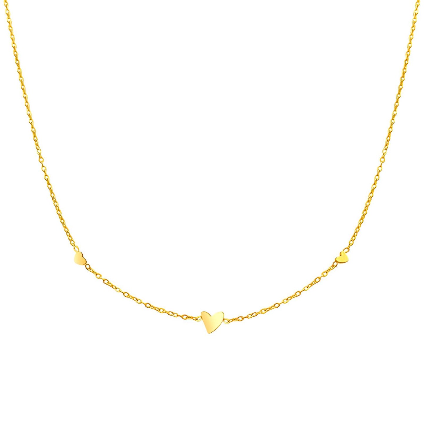 Multi hearts necklace