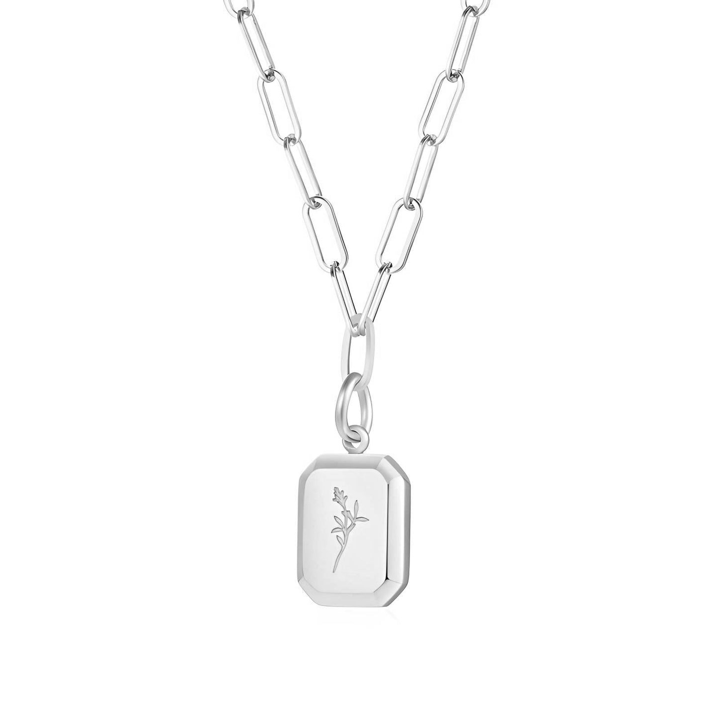 Flower pendant-silver
