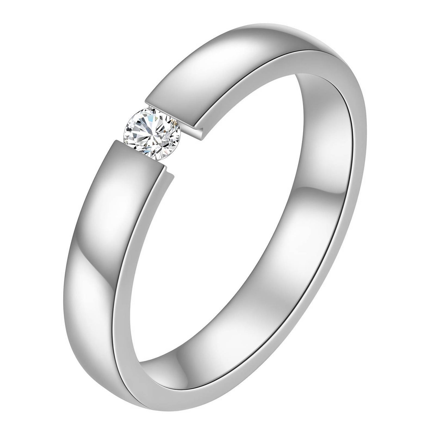 Thick diamonte ring
