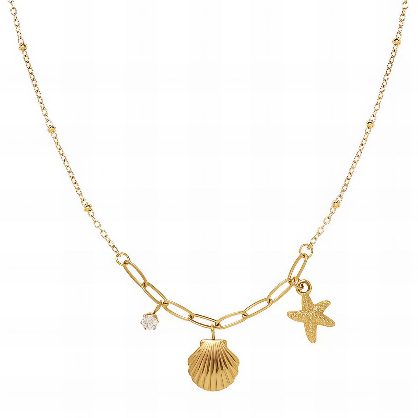 Seashells necklace