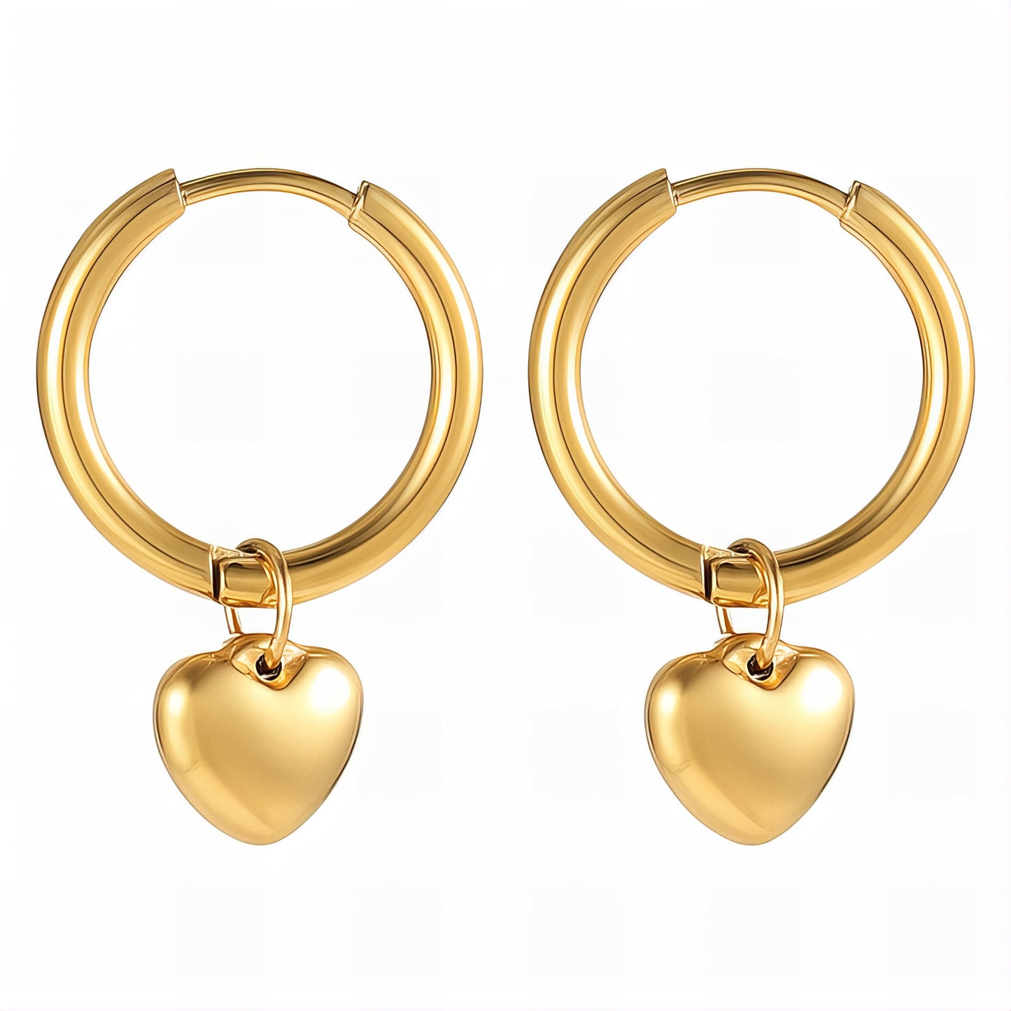Mini heart earrings