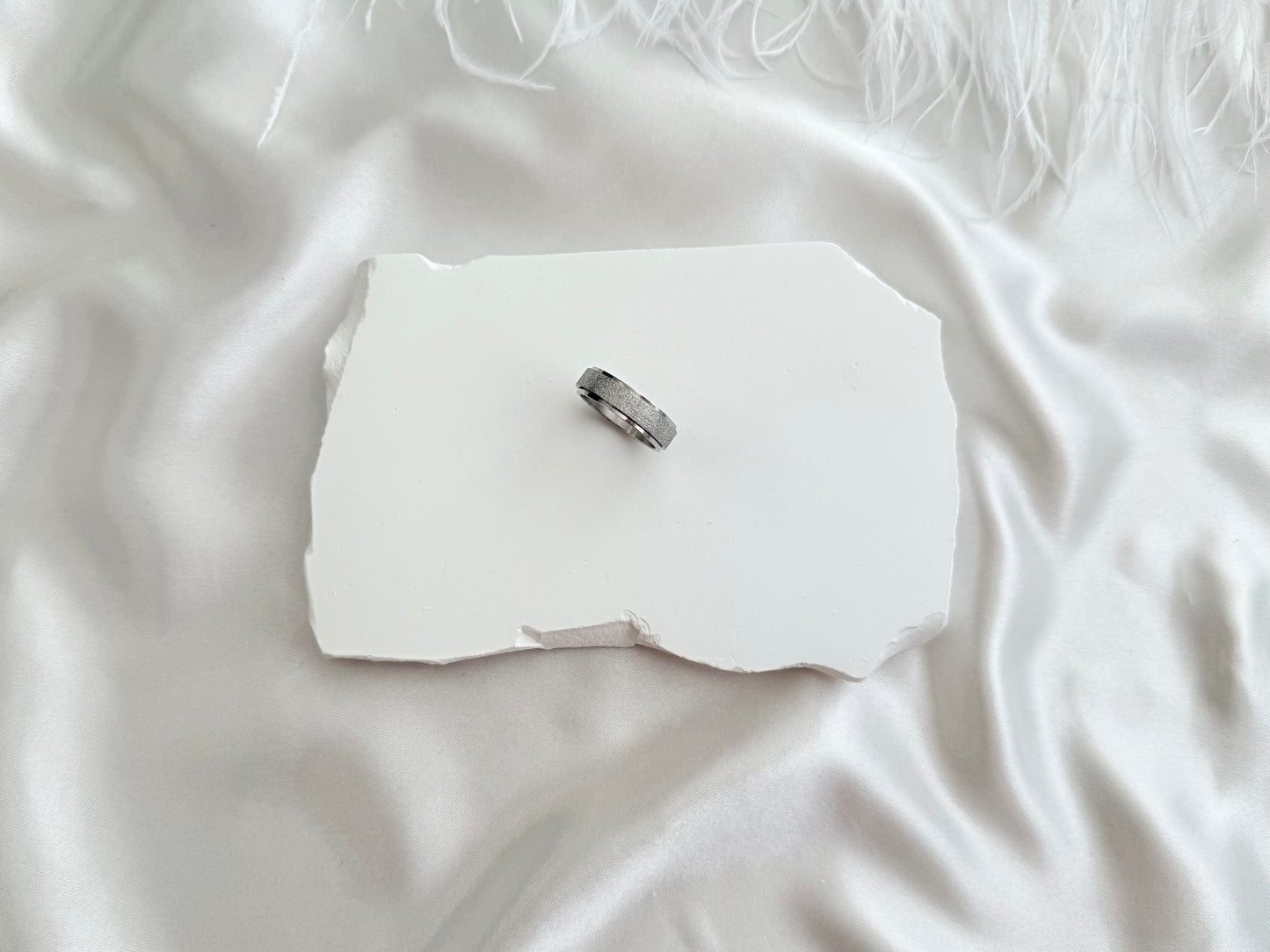 Spinning ring-silver
