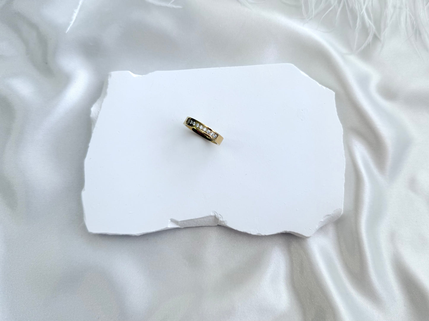 Diamonte ring-gold