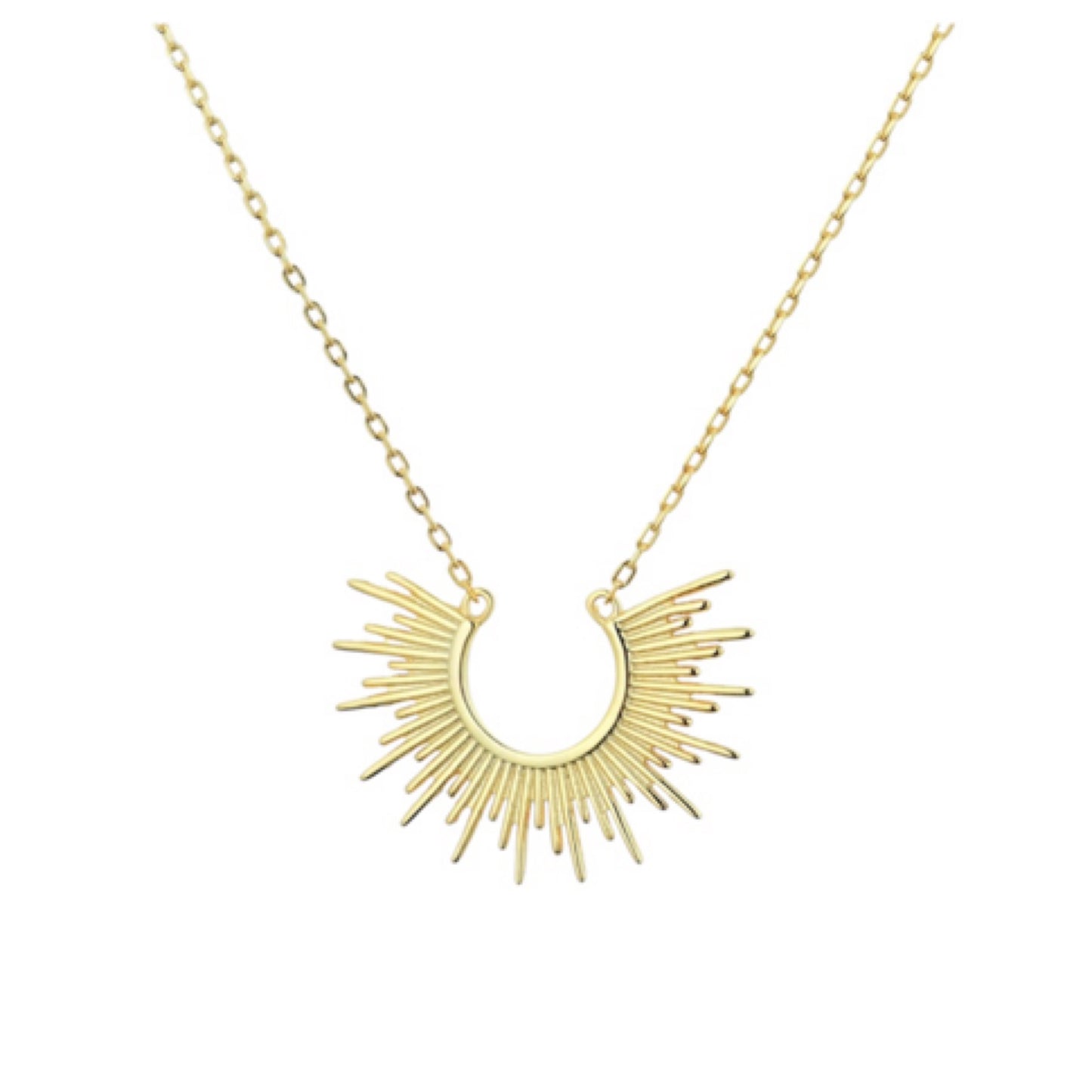 Sun goddess necklace gold