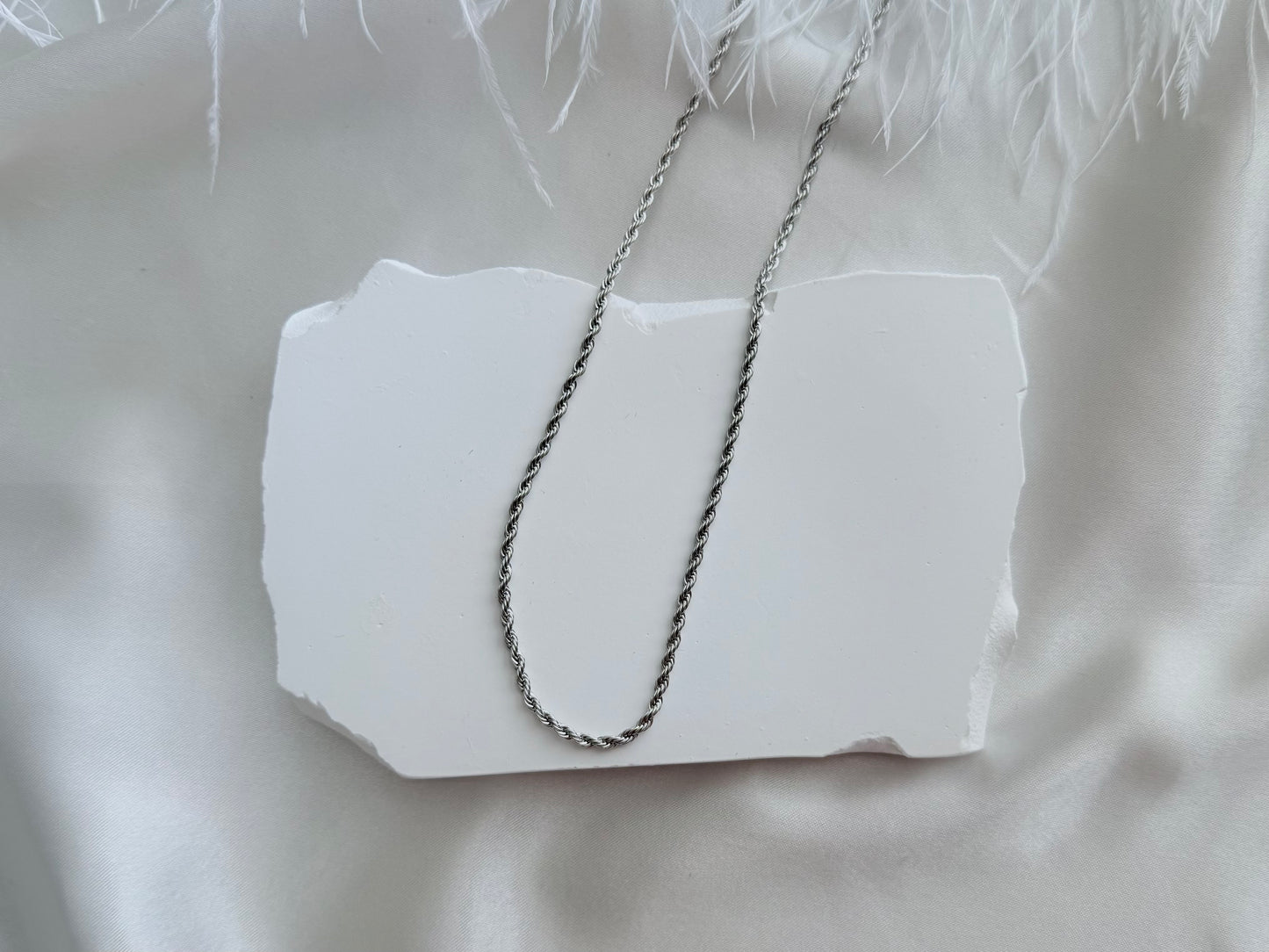 Twisted Silver necklace