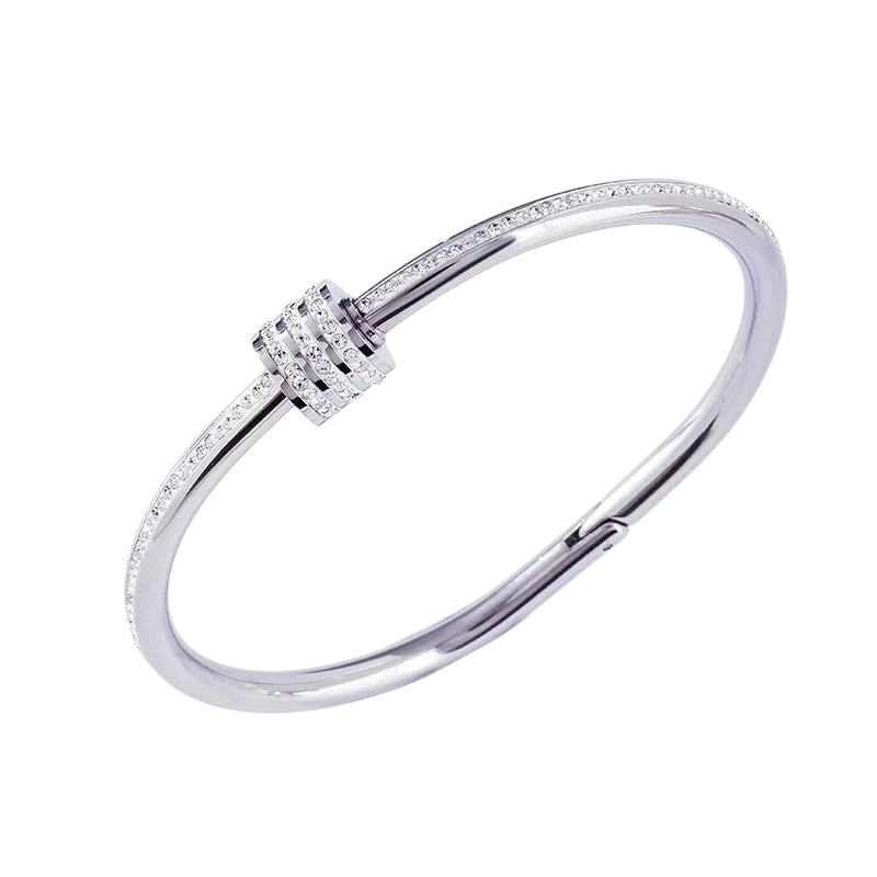 Bijou Bangle silver