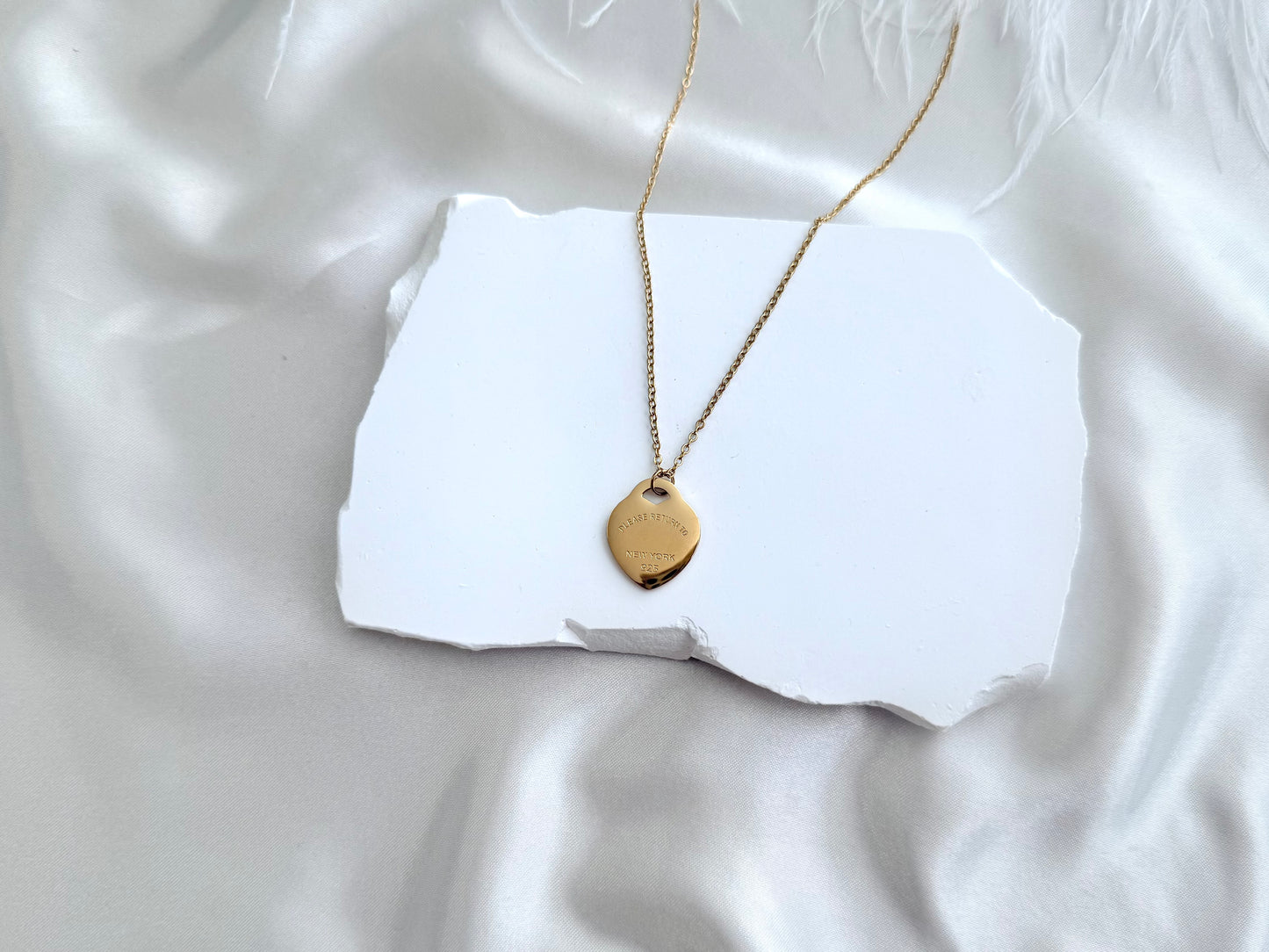 Large heart necklace