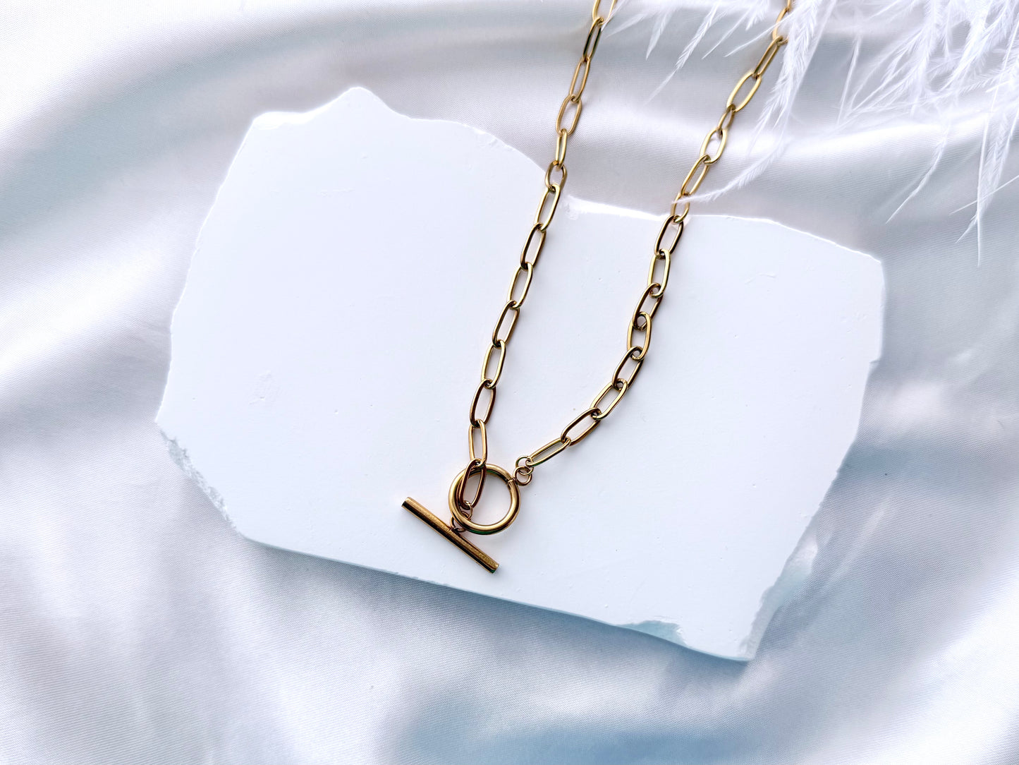 Fob necklace-gold