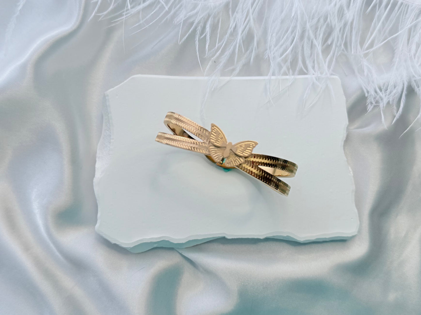 Butterfly bangle