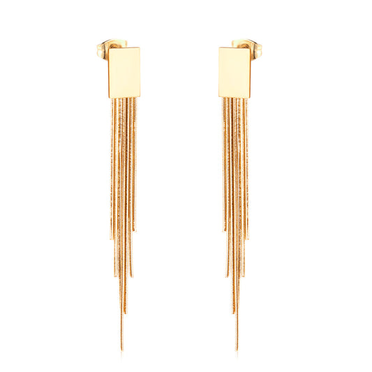 Tassel earrings -Gold