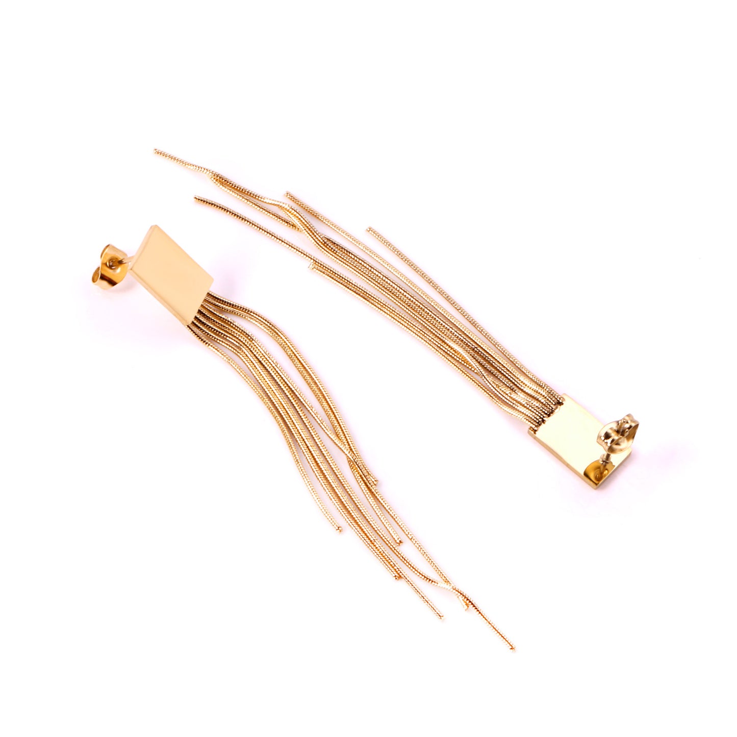 Tassel earrings -Gold