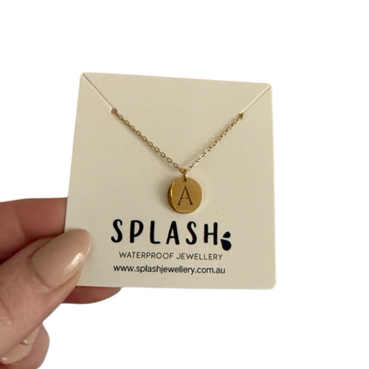 Initial necklace