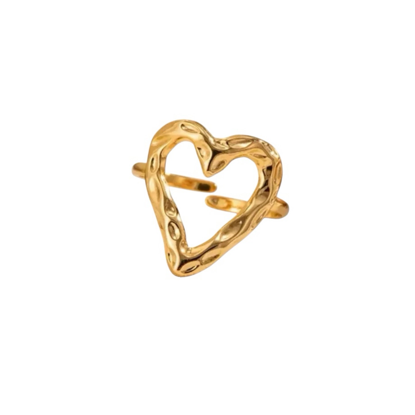 Heart ring gold