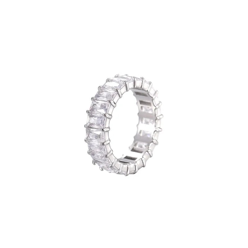 Halo ring-silver