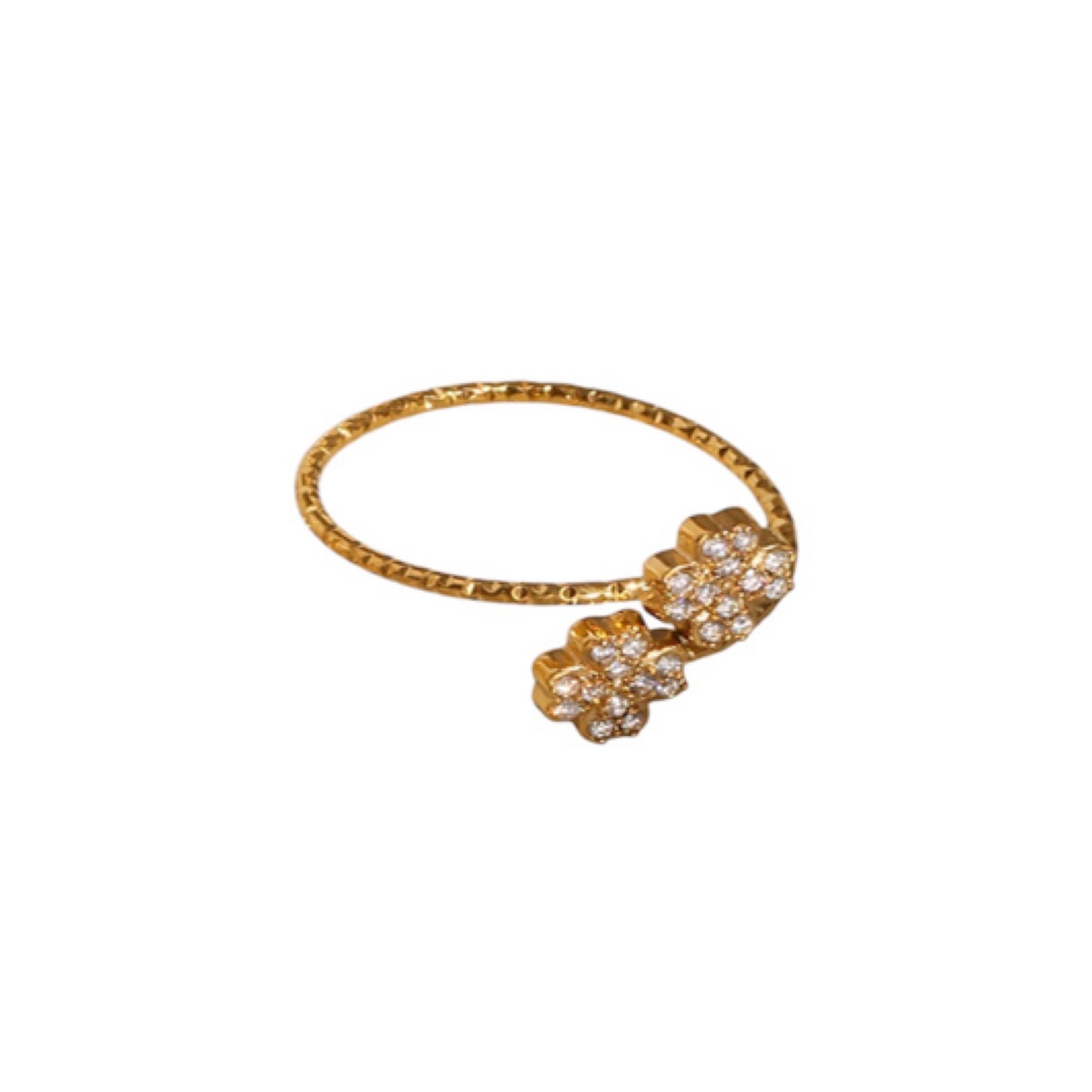 Clover ring gold