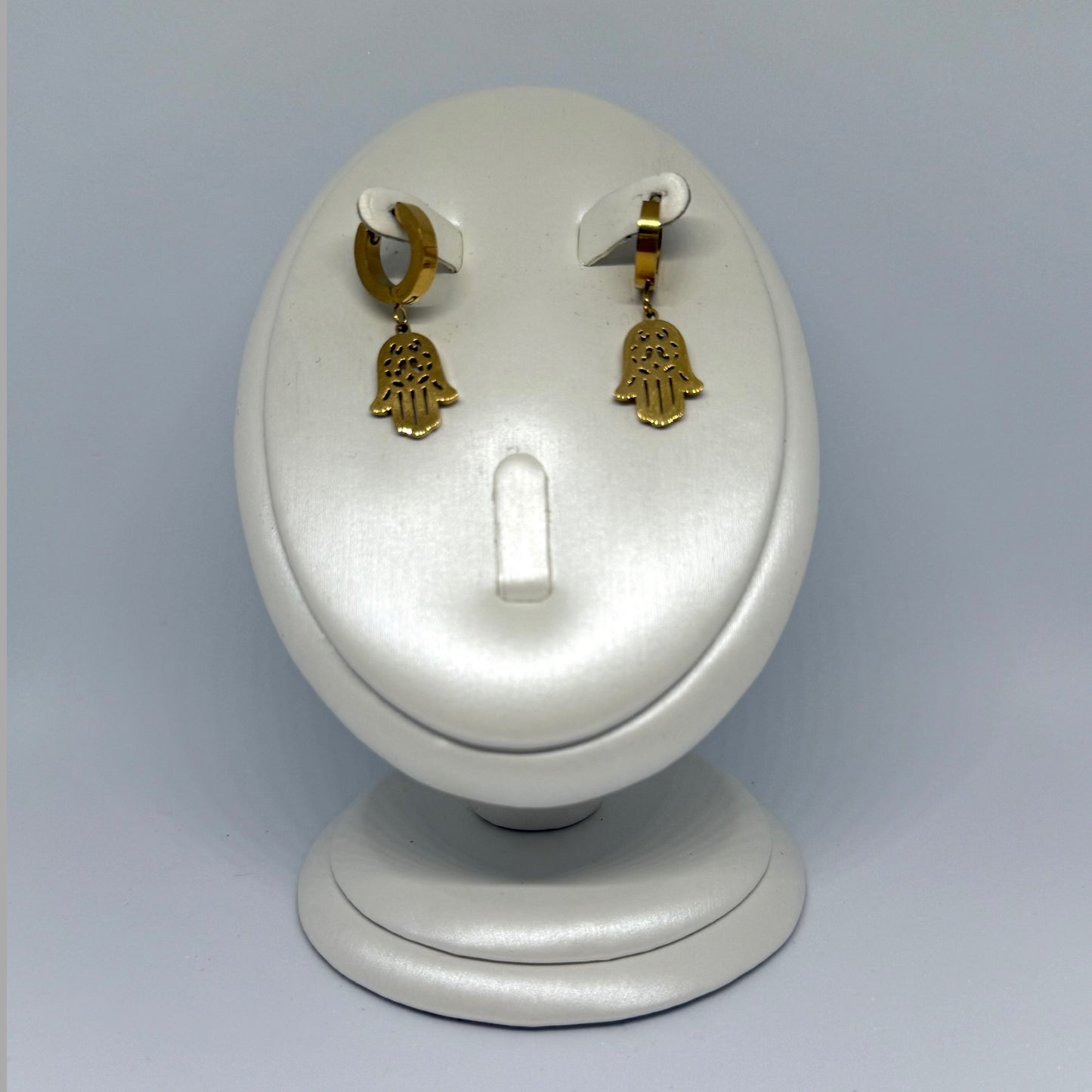 Palm drop earrings