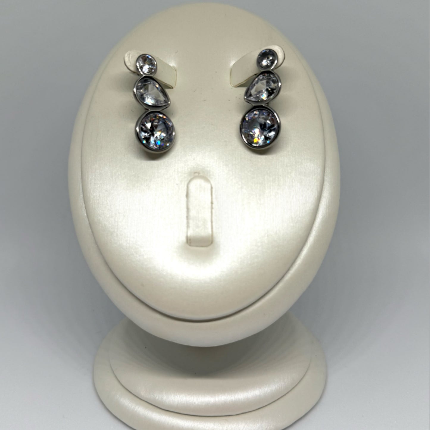 Water drop earrings silver