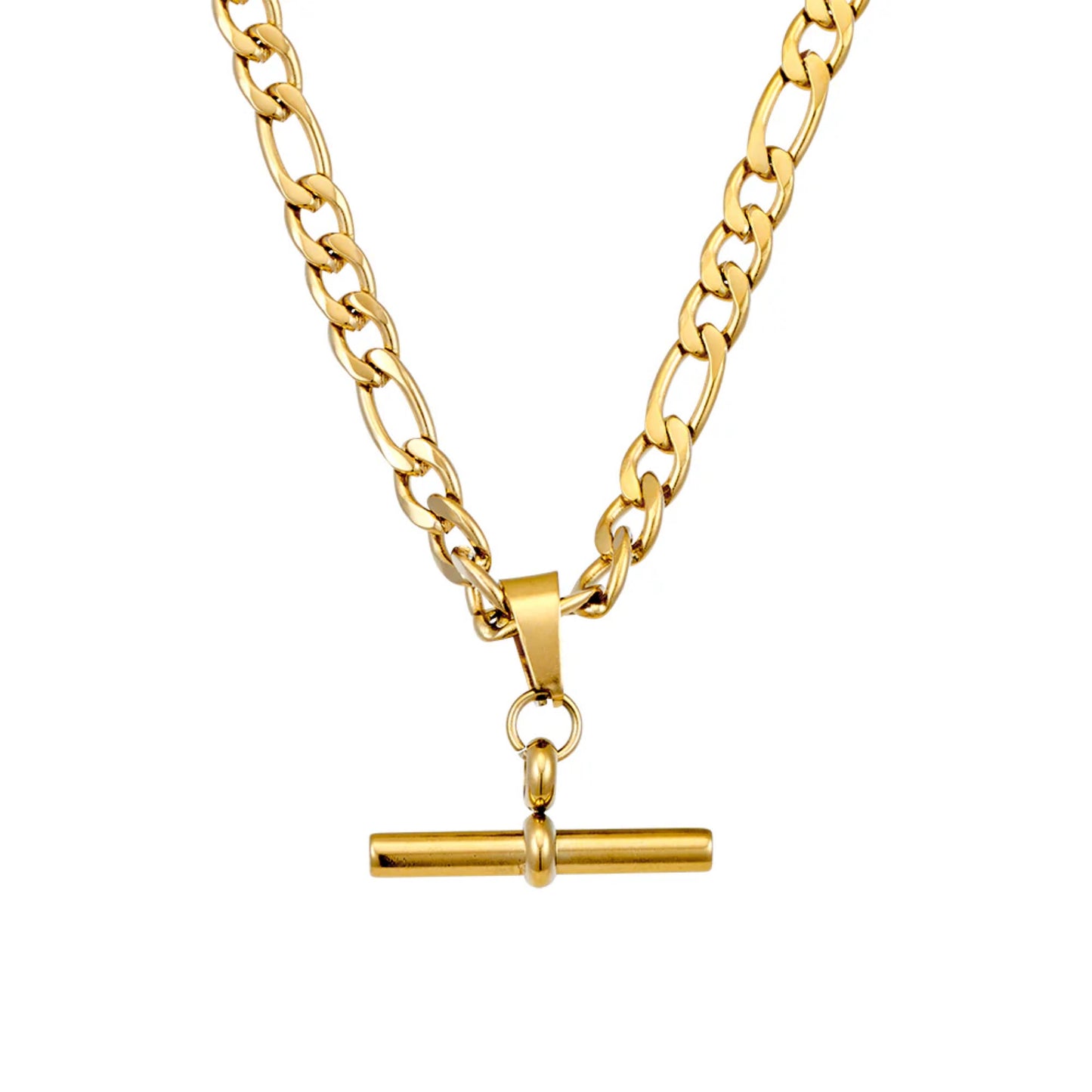 T-Bar thick chain necklace