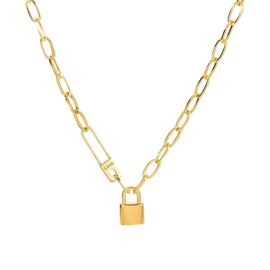 Padlock necklace