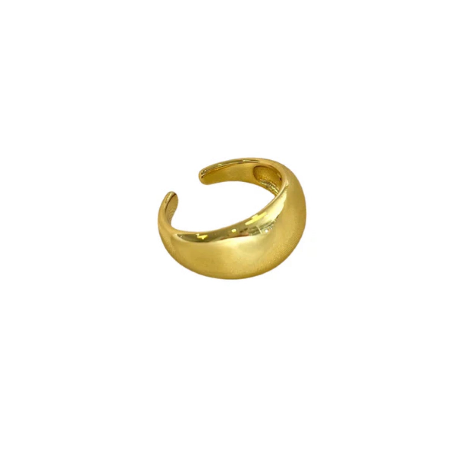 Moon ring gold