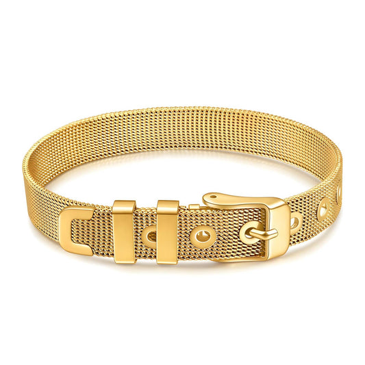 Belt buckle soft bracelet