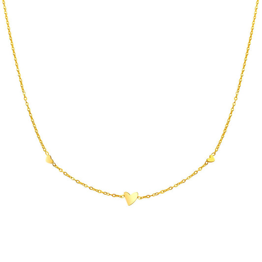 Multi hearts necklace