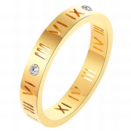 Roman numerals ring