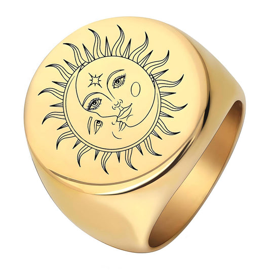 Chunky sun ring