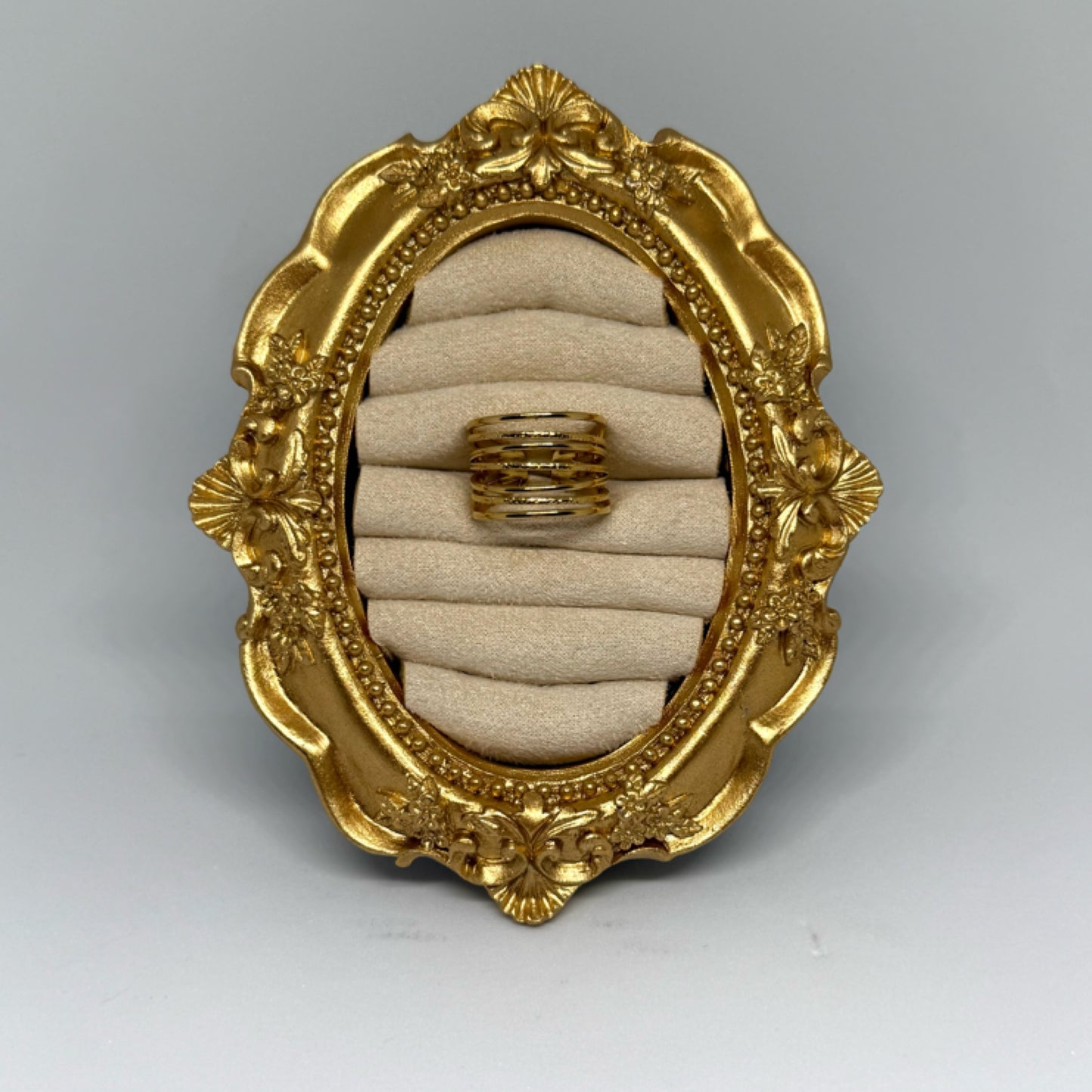 Multi wrap ring gold