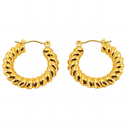 Roman goddess  hoop earrings