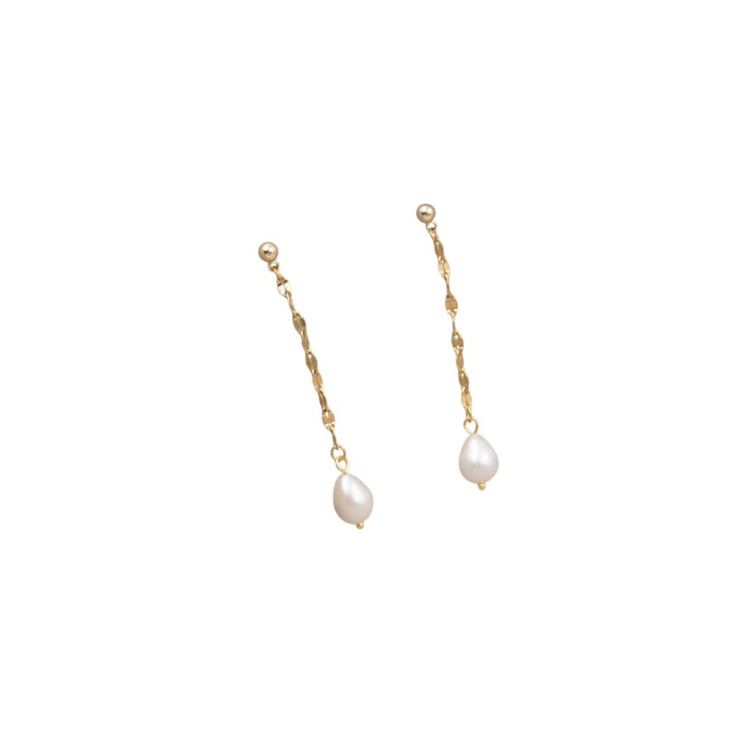 Pear drop earrings