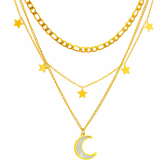 Crescent & Star necklace