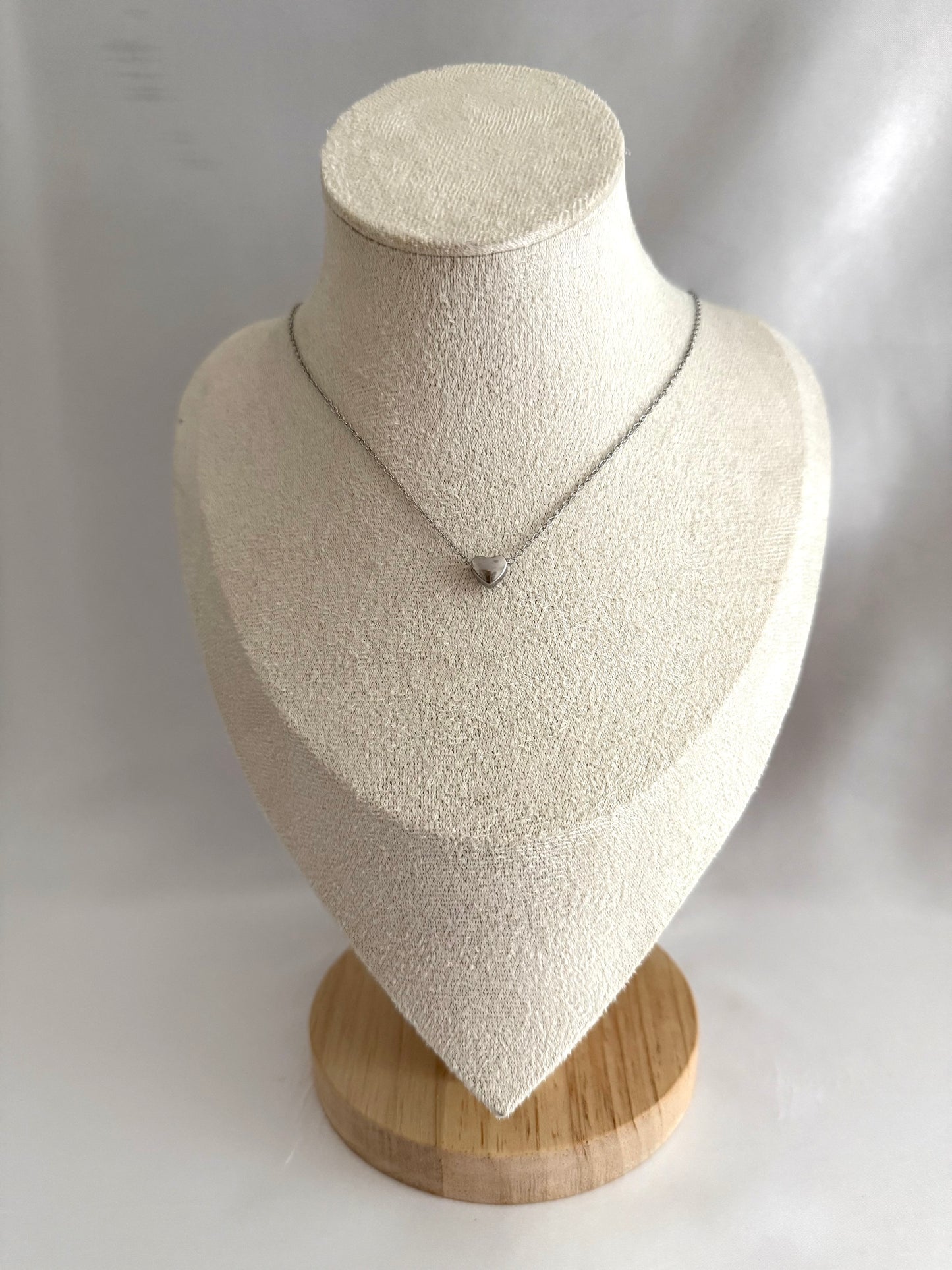 Mini heart necklace Silver