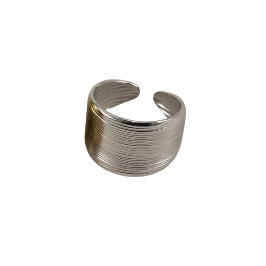 Thick ring silver