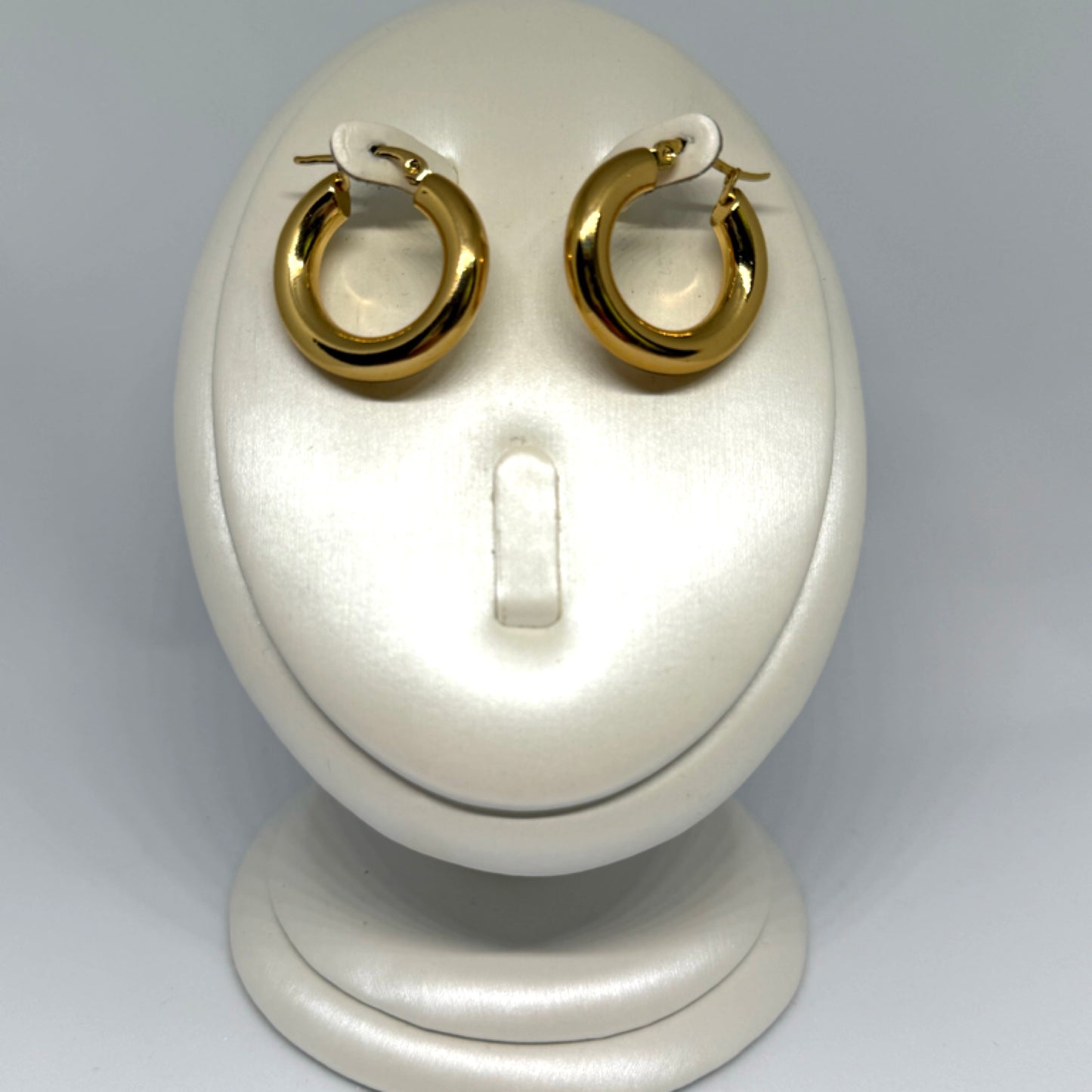 Chunky Hoop earrings gold