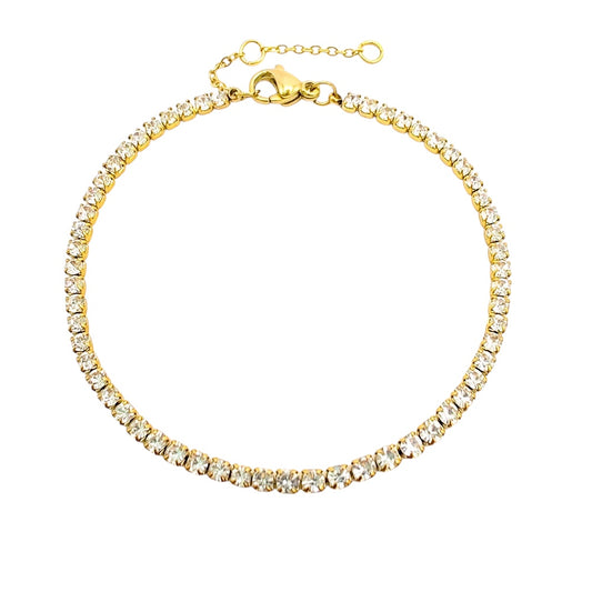Tennis bracelet gold