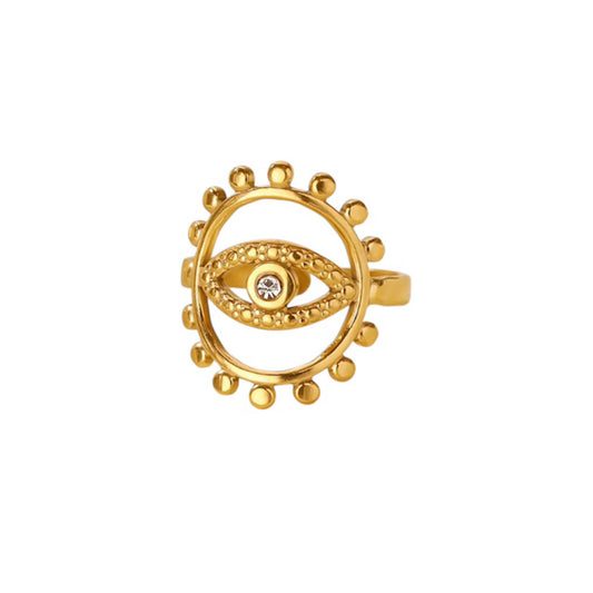 Evil eye ring